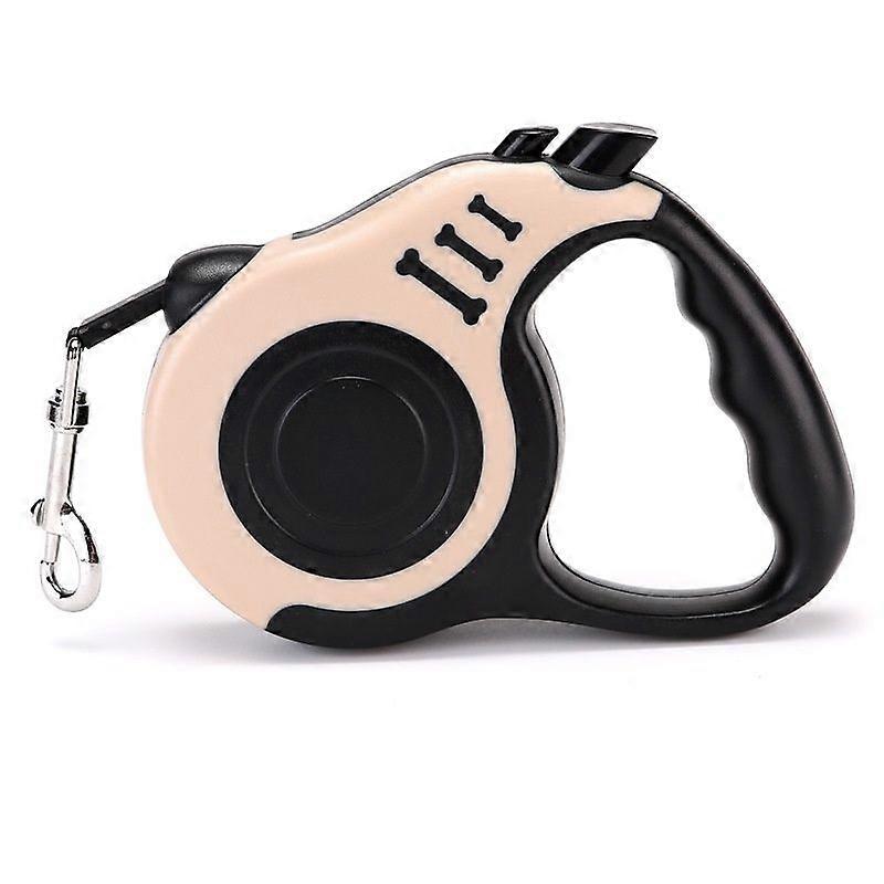 Retractable Dog Leash Automatic Retractable Leash Dog Leash, Pet Leash 16 Feet, Durable and Convenient, Suitable for Small and Medium Dogs(Beige)