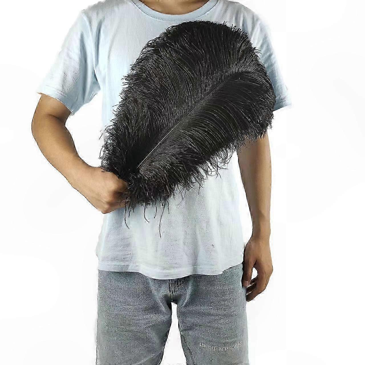 10 pièces 45-50cm grandes plumes vibrantes pour centres de table et décoration de mariage