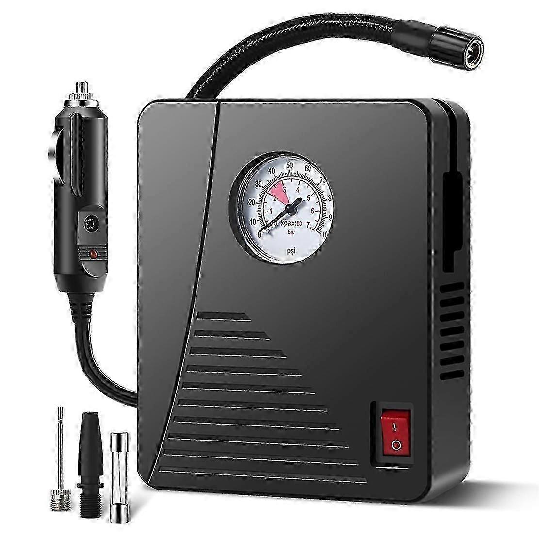 Portable Car Tire Inflator with High-Speed 100PSI Air Compressor for Vehicle and Motorcycle Tires