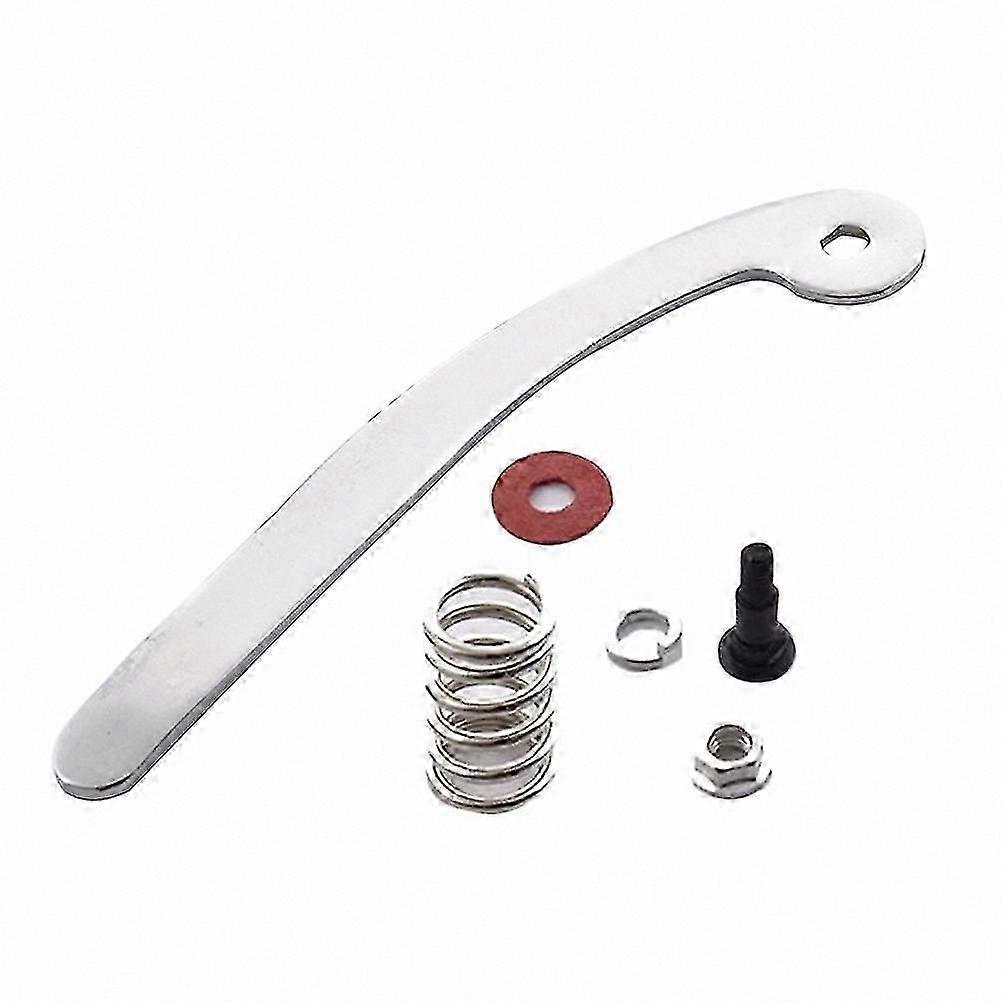 Silver Zinc Alloy Tremolo Bridge with Spring Kit for Vibrato Tailpiece, Durable Upgrade Replacement for Guitars