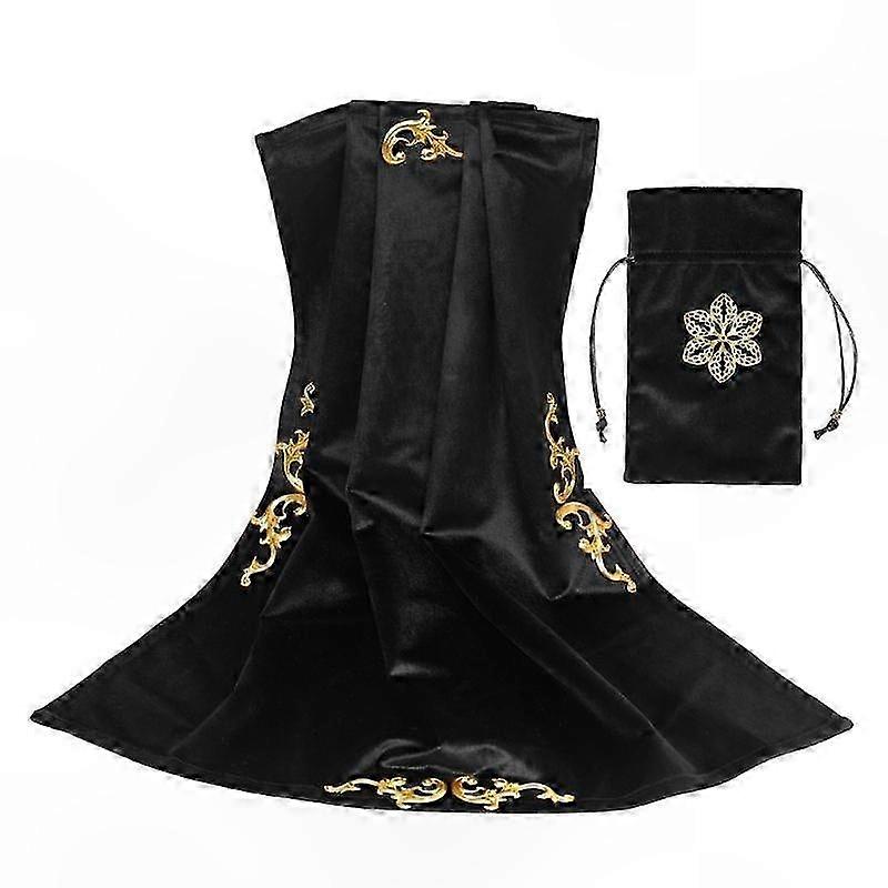 Velvet Oracle Cloth with Bag for Tarot and Divination Practices