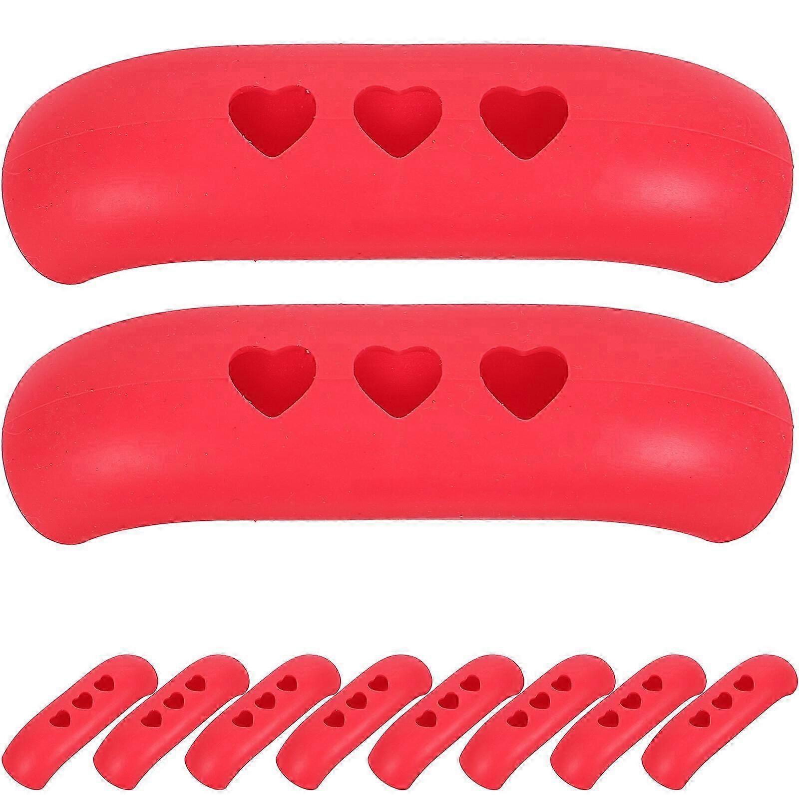 12 pcs Heat Resistant Pot Handle Covers Kitchen Pan Handle Covers Pot Handle Protective Covers