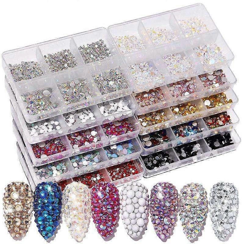 Rhinestone 1,5 mm glitrende