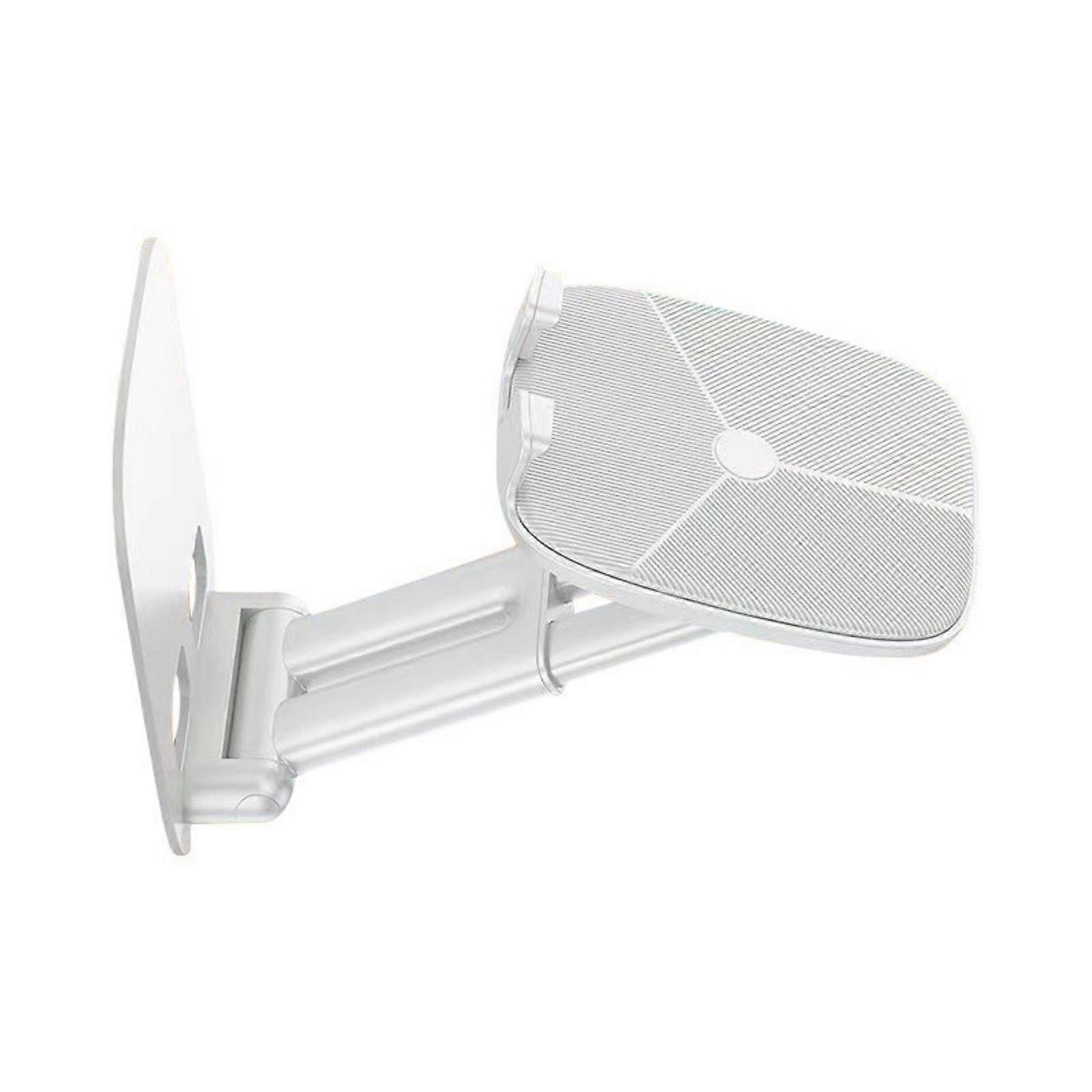 Universal Phone Dock Foldable Tabletop Phone Support Cradle Holder Angle Height Adjustable Phone Tablet Stand Bracket  White