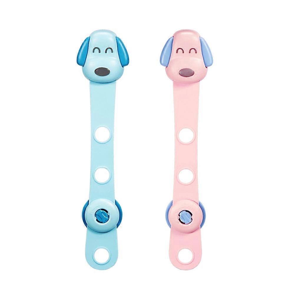 Child Safety Cabinet Locks for Protection Use 2Pcs Assorted Color