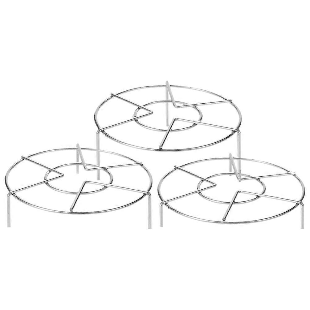 Stand Steamer Rack Galvanized Iron for Cooking 6Pcs Steam Rack Trivet