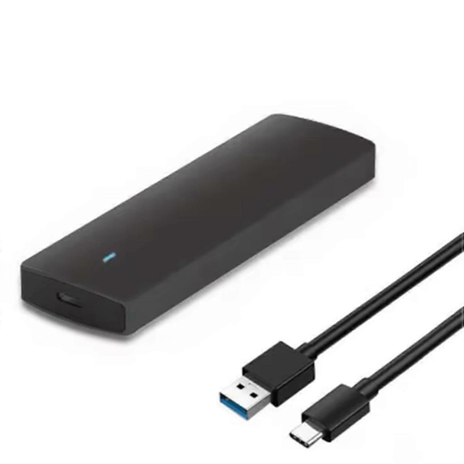 M.2 SATA SSD Enclosure Adapter USB 3.1 Gen1 5Gbps Tool Free Enclosure