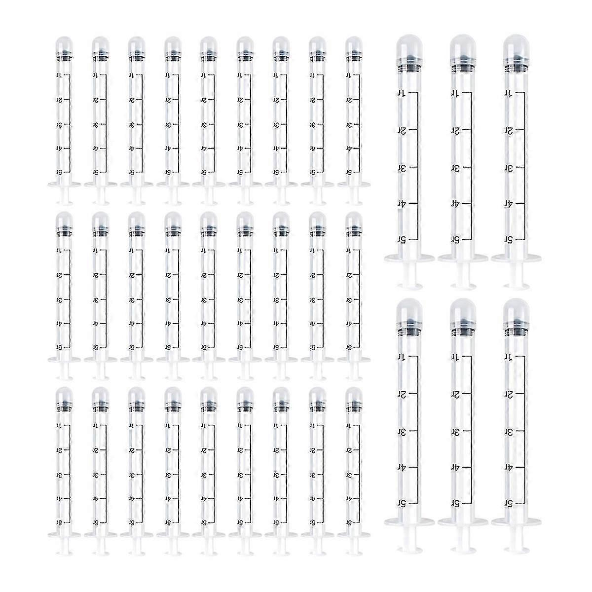 40 Pack Disposable Vaginal Cream Applicators, Lube Injector Syringes, Fits Preseed, Suppository, Lu
