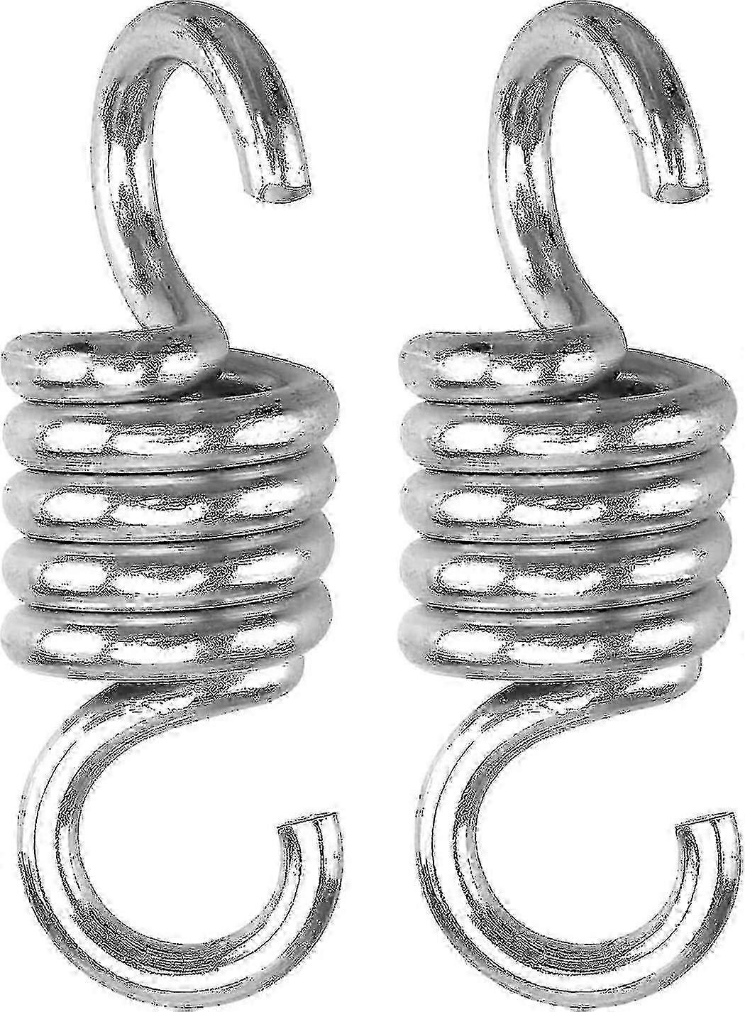 2 Pieces Spring Hammock Spring, Hanging Chair Spring Hammock, Rocking Chair Spring(silver)