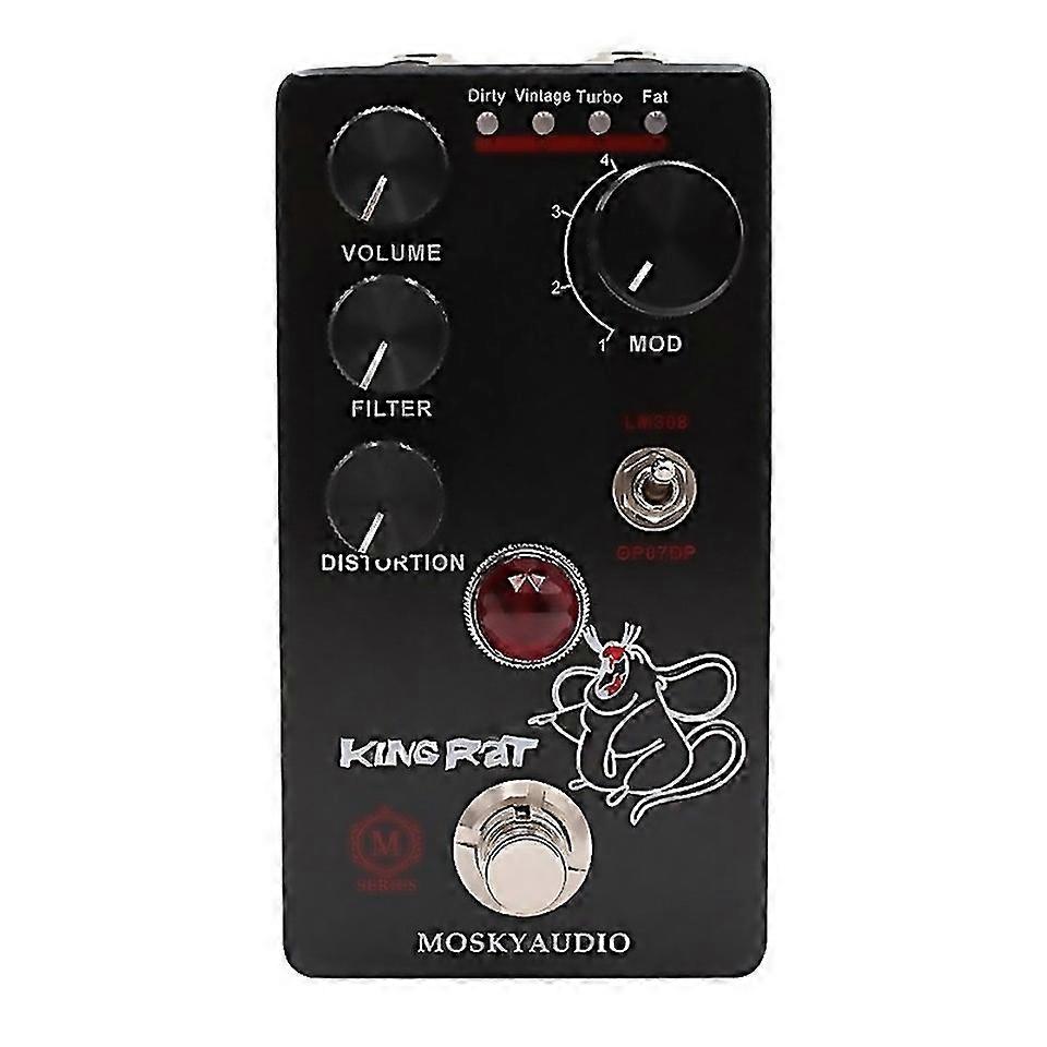 For Rat Guitar Effects Pedal Distortion True Bypass Circuit Guitar Processor Accessories
