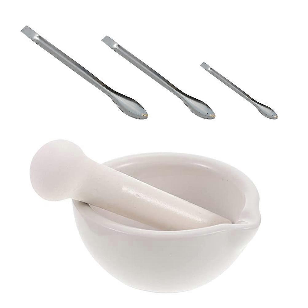 Ceramic Garlic Masher Manual Garlic Presser for 1Set with Design