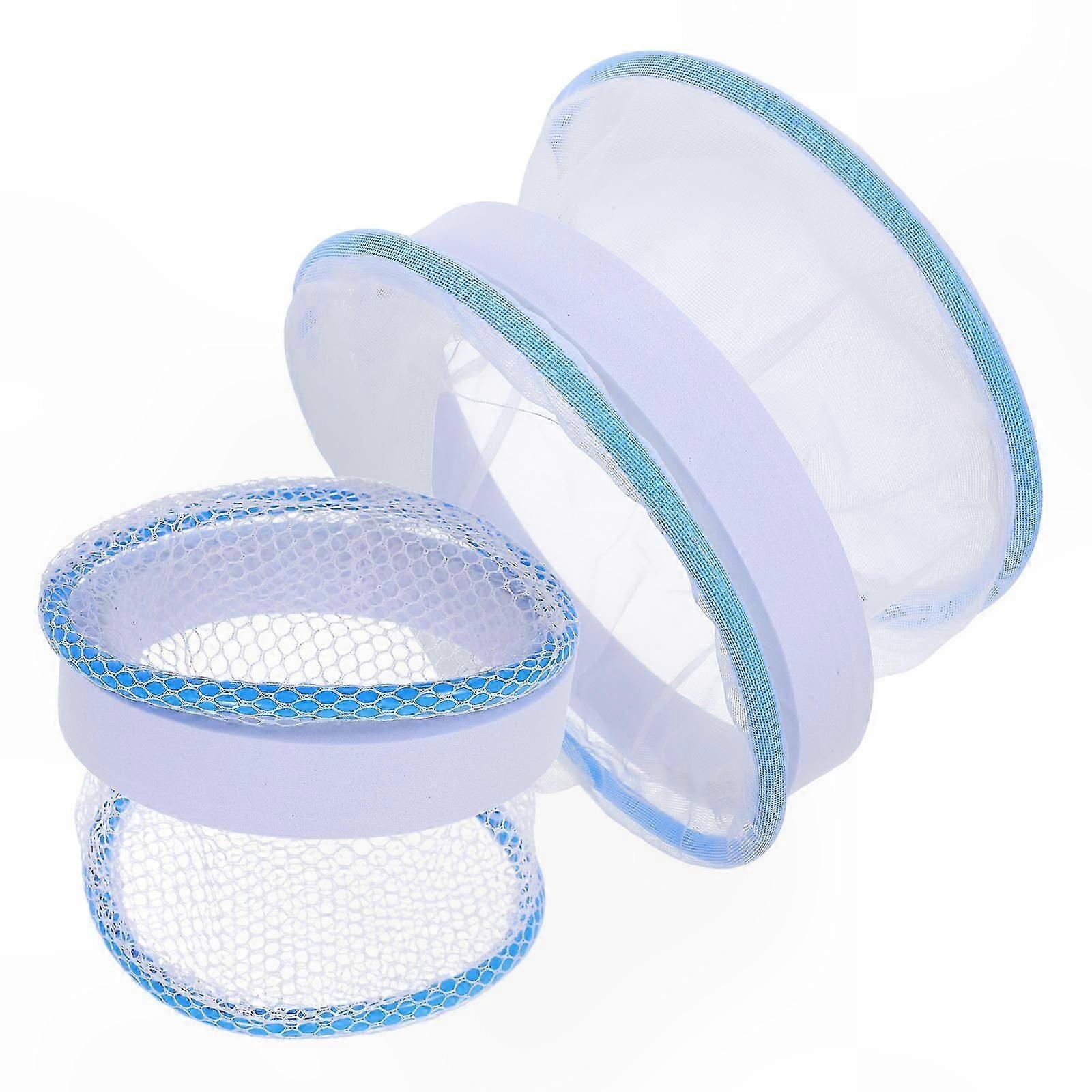 Aquarium Fish Breeding Tank with Floating Nylon Design for Guppy Isolation and Monitoring 2 Pieces Set