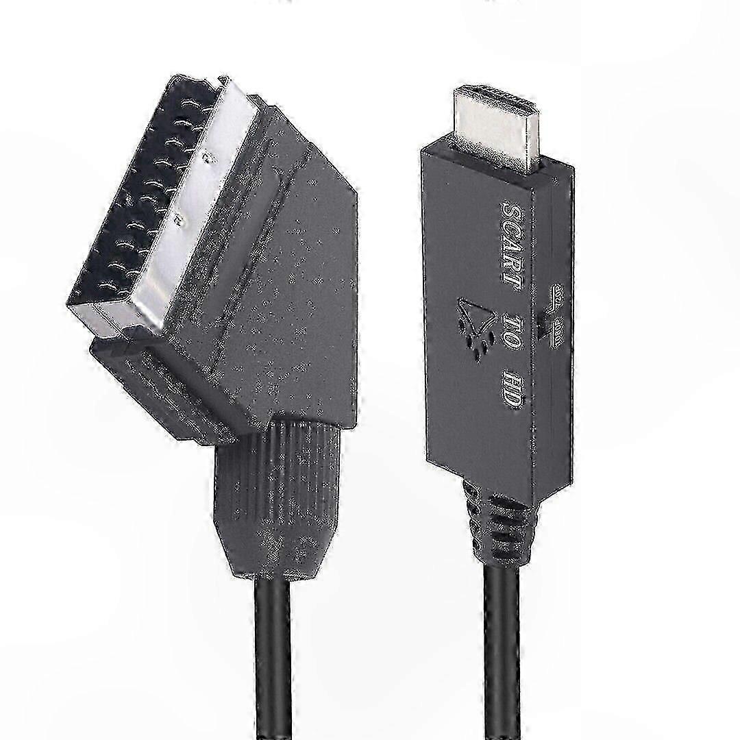 SCART-zu-HDMI-Konverter SCART-zu-HDMI-Adapter Video-Audio-Konverter Videokabel