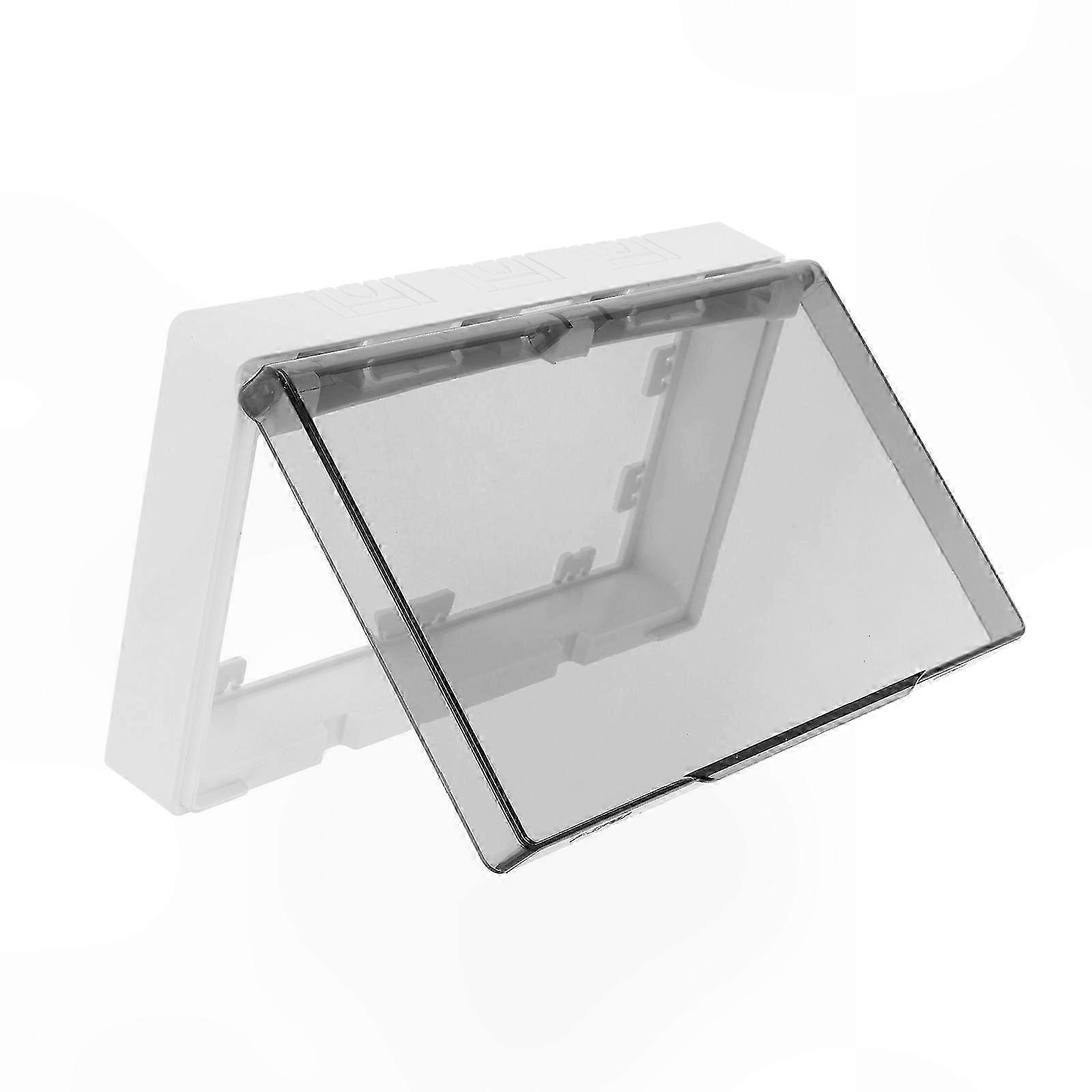 Insulated Slot Switch Cover Wall Protector Socket Box with Retaining Buckle Durable Easy Install for Indoor Outlet Safety