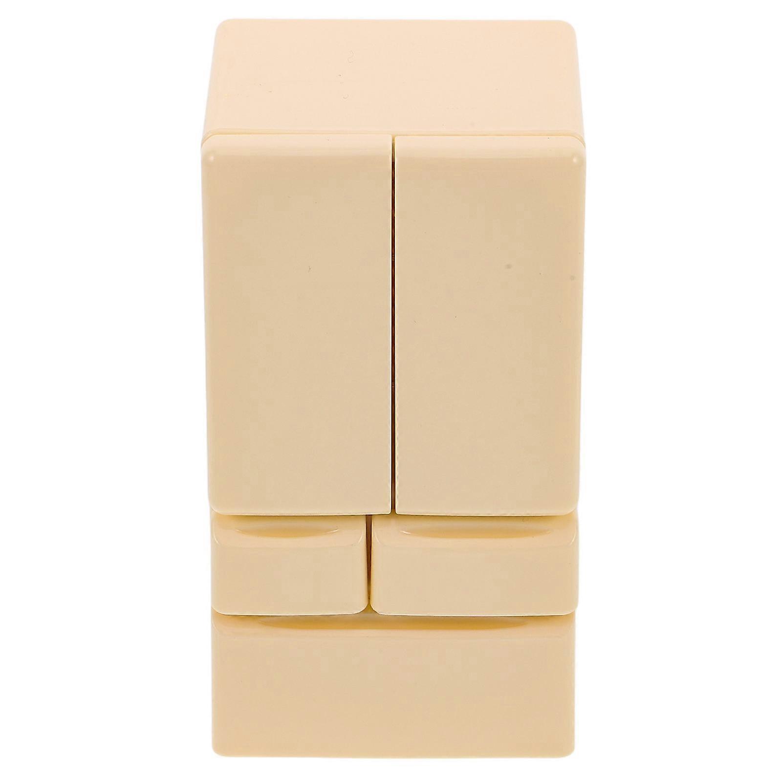 Dollhouse Miniature Refrigerator for Kitchen Display Decor 5Pcs Set