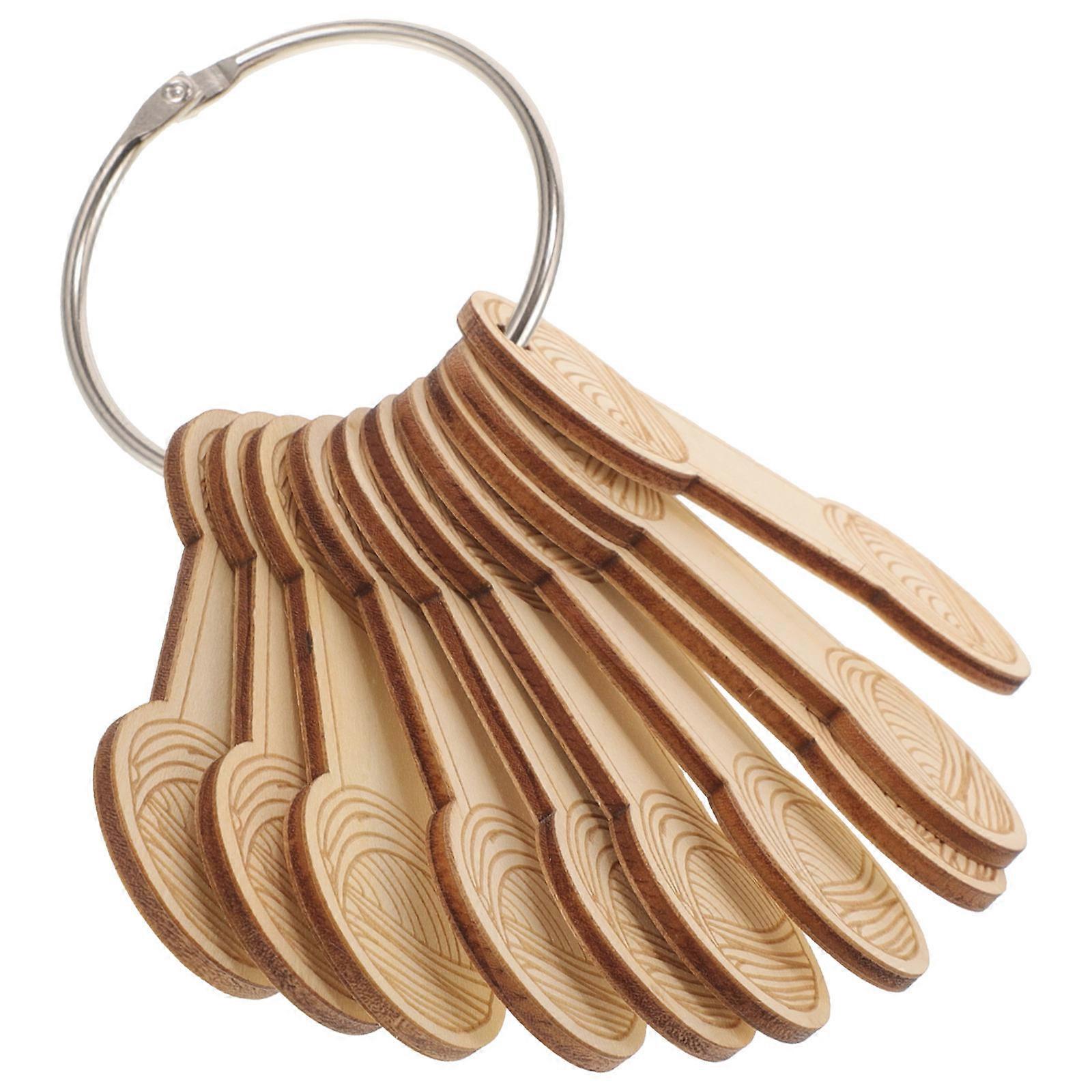 Knitting Yarn Bobbin for Thread Winding 3Sets Wood and Metal Material