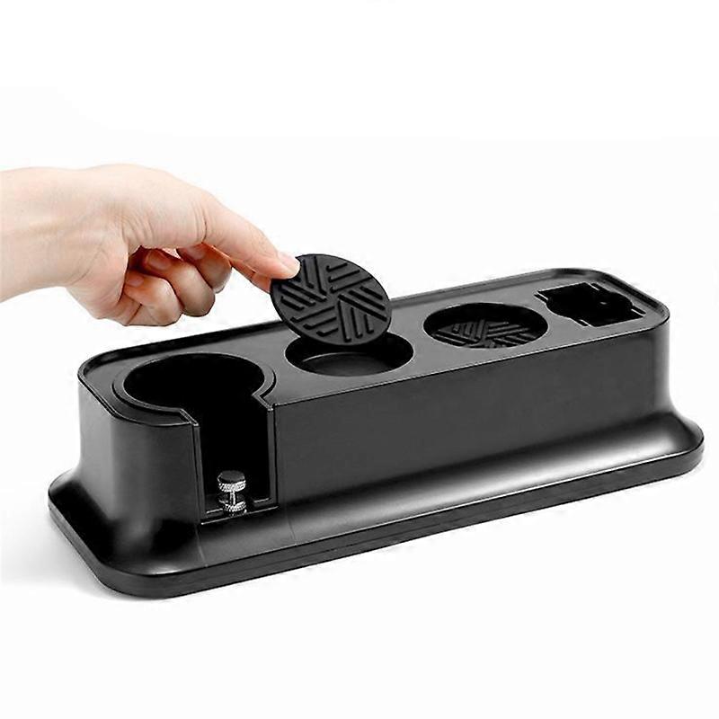 Halter Rack Siebträger Ständer Espresso Distributor Matte Rack, Schwarz