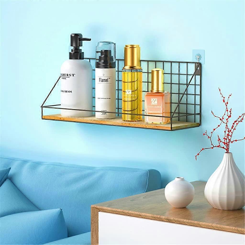 Bathroom Wall Shelf Organizer For Cosmetics And Toiletries, Hanging Storage Rack, SpaceSaving, Size 45x11.5x15 Cm