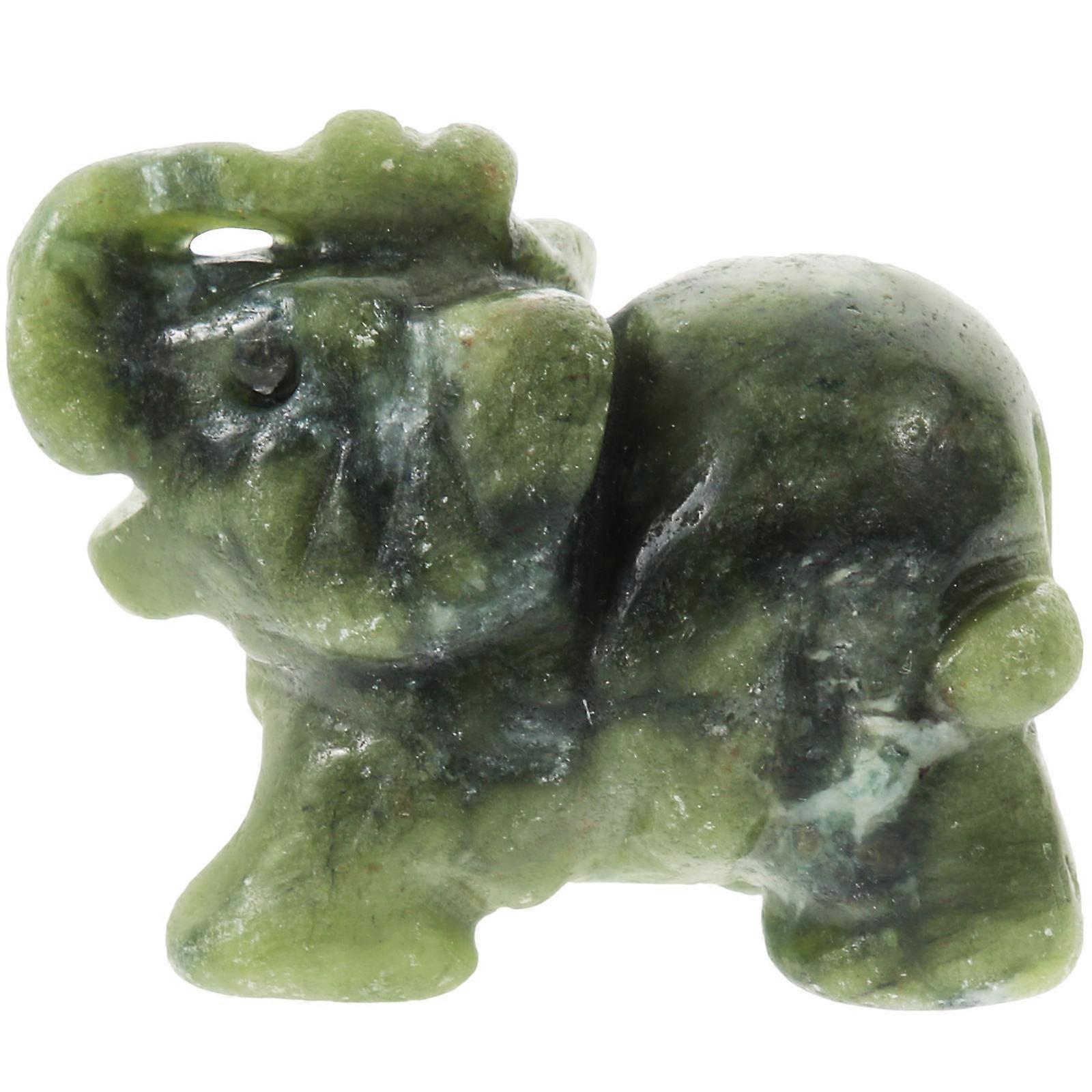 Crystal Elephant Figurine Set for Desk Decor 4Pcs Elephant Statues