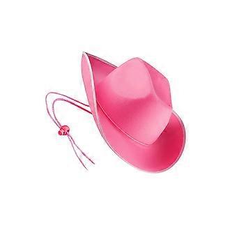 Chapéu de Cowboy Chapéu de Cowgirl Distorcido para Performance de Palco Unissex Adultos Homens Mulheres marrom
