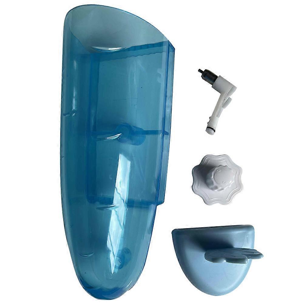 2Pcs Sky-blue Carrot Shape Pet Water Feeder Cage Attachment For Guinea Pig Hedgehog Long-time Usage Practical Design