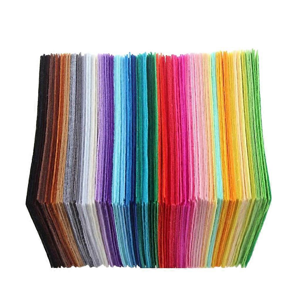 Assorted Color Nonwoven Fabric Sheets 40Pcs 15x15cm Ideal For DIY Projects Designed For Children’s Art Craft Supplies