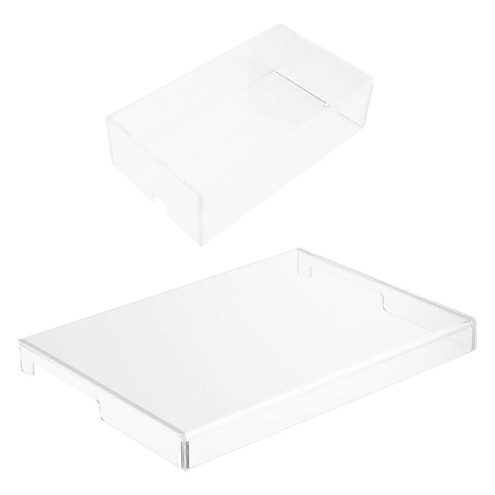 Waterproof Dust-Proof Acrylic Keyboard Dust Cover For Mechanical And Laptop Keyboards Transparent Design 2 Sets