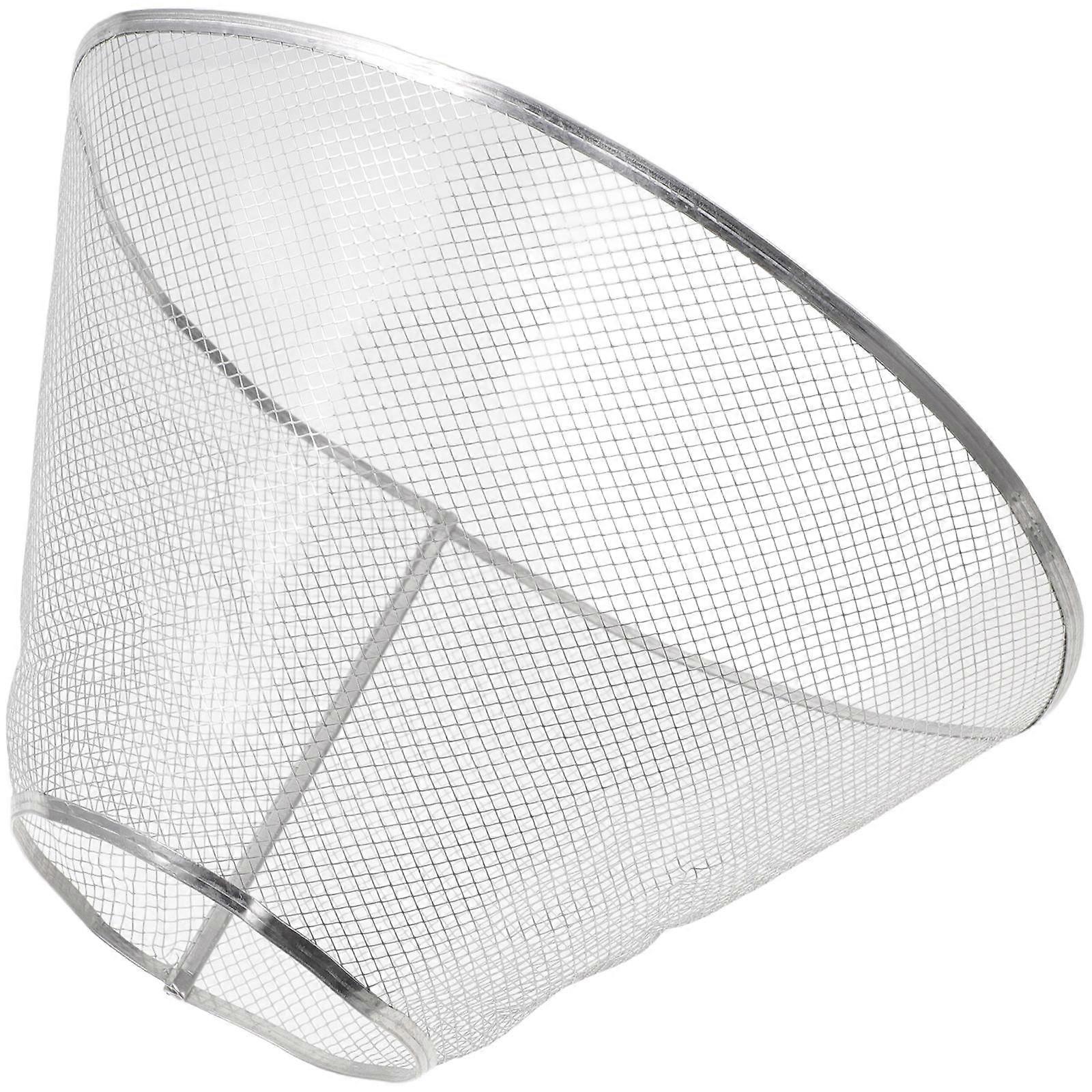 High Efficiency Range Hood Grease Filter Mesh 3Pcs Round Kitchen Use Accessory 20X12.5X9CM Iron Material Easy Cleaning