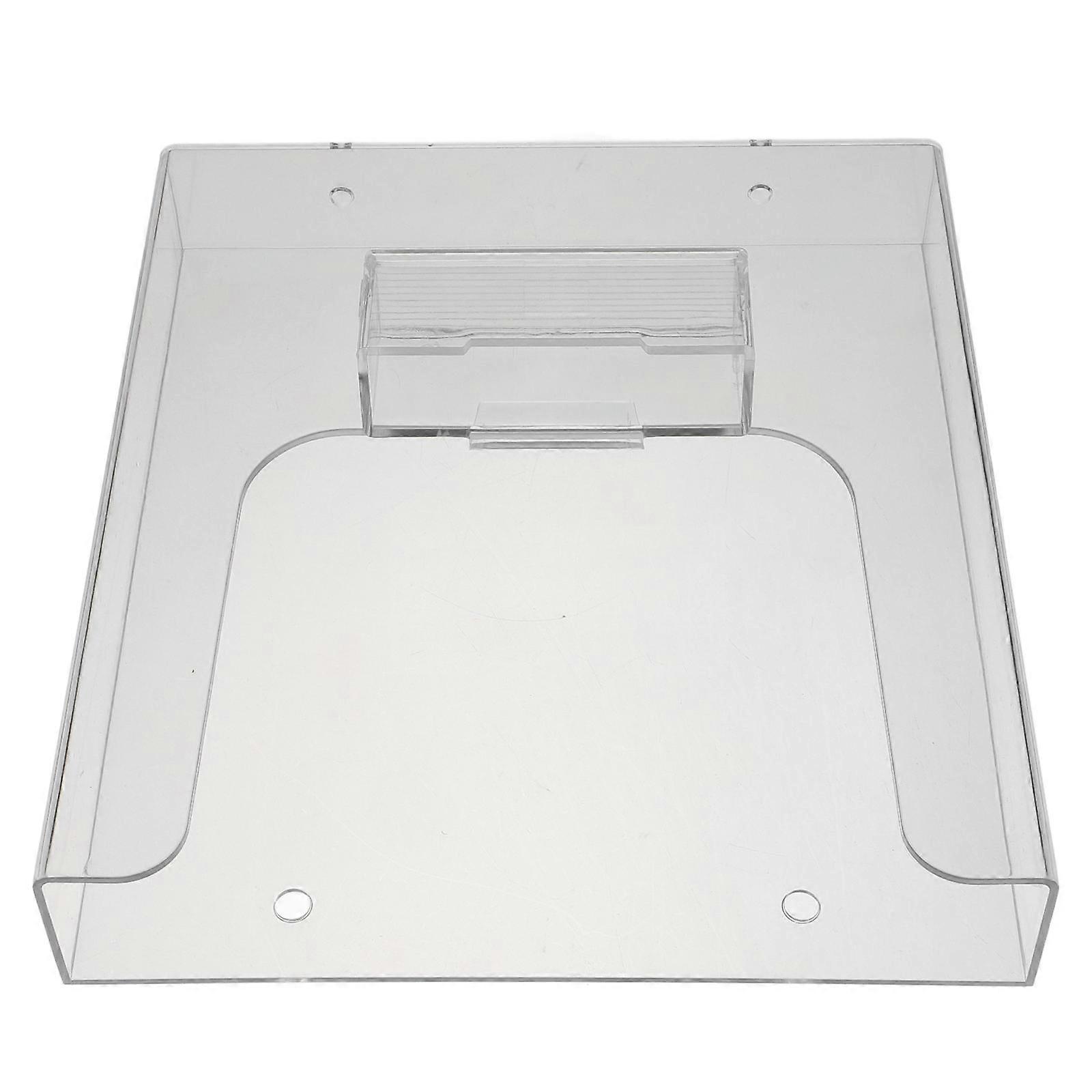 Hanging Document Holder Acrylic Magazine Display For Office Home Shopping Malls Transparent Rectangular 5Pcs