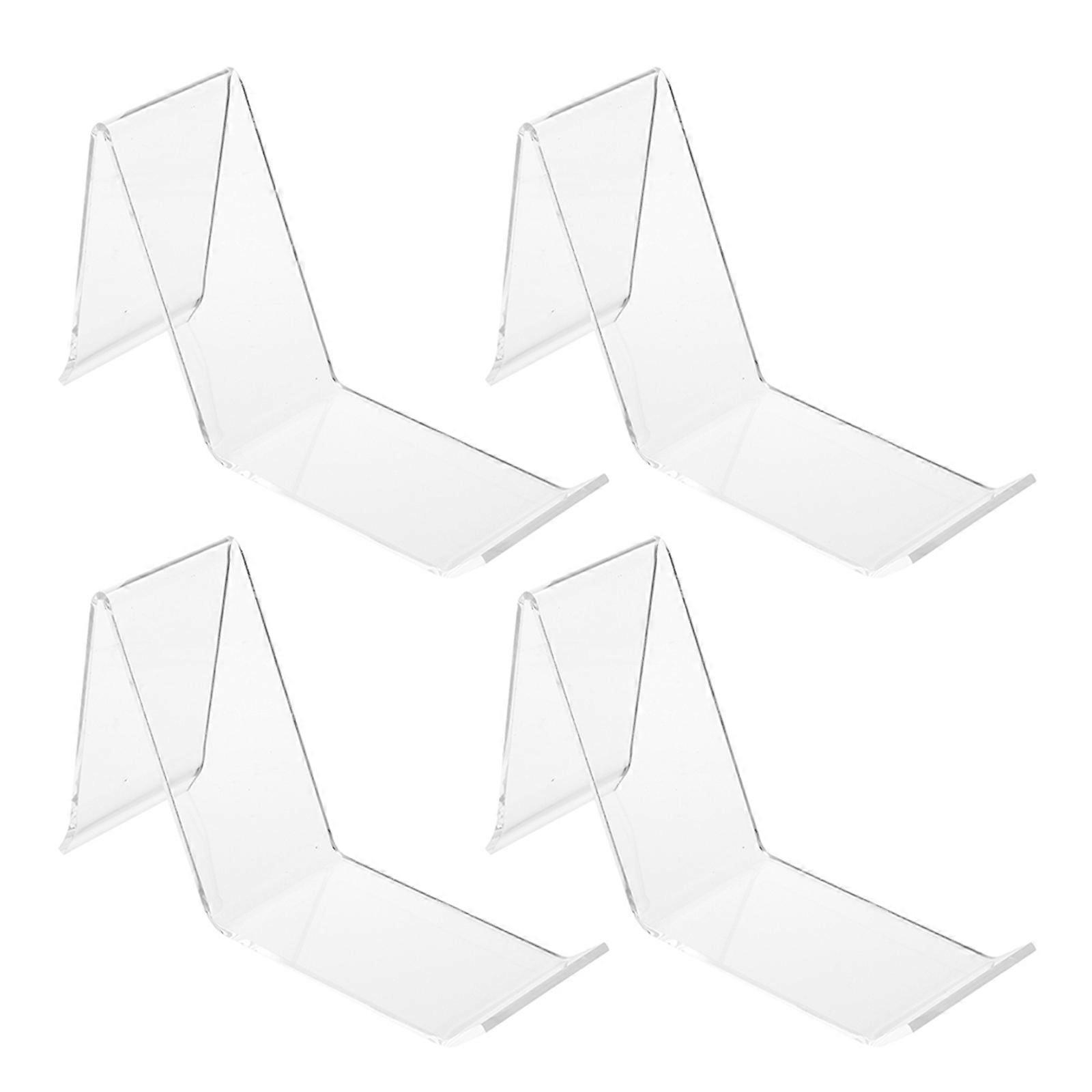 Shoe Display Rack Transparent for Shoe Support 8Pcs for Store Use