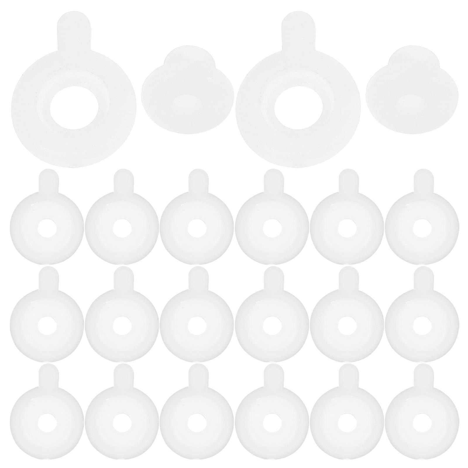 Plastic Buckle Clips for Pet Cage Structure Fastening 250Pcs White