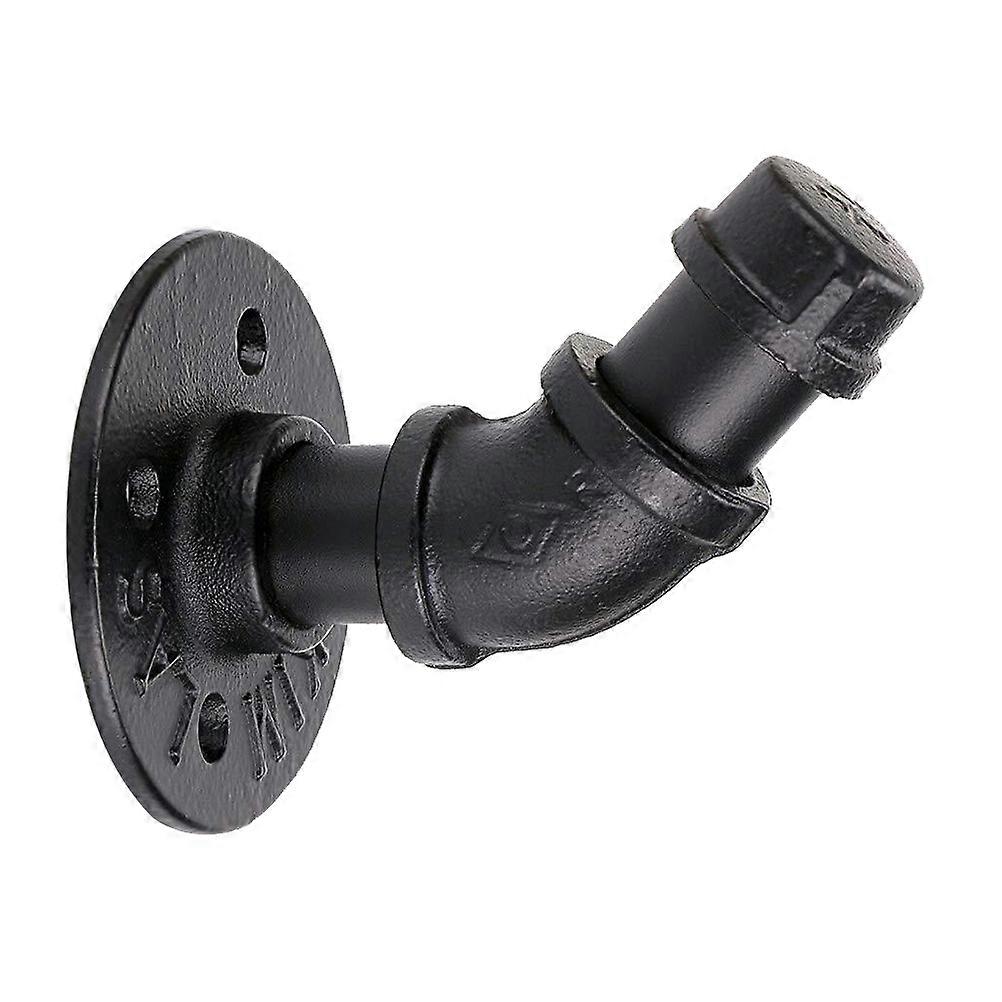 Iron Screw Punch Hook Industrial Style for Hanging 3Pcs Wall Hooks