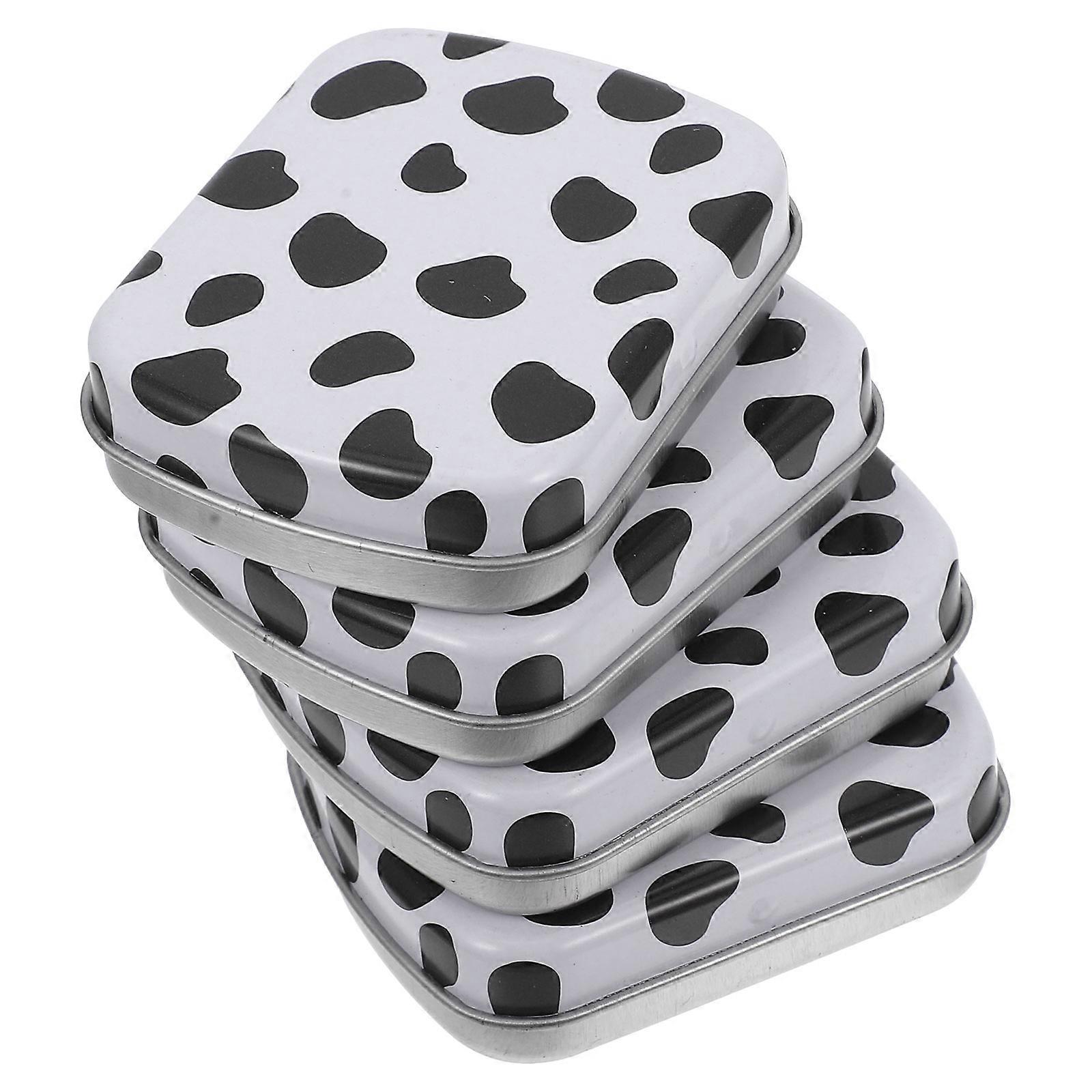 Cow Pattern Candy Packaging Boxes Suitable For General Users 6.00X4.70X1.50CM Portable 8Pcs