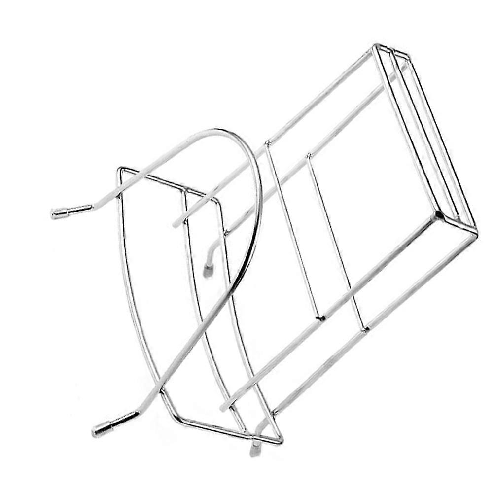 Kitchen Cutting Tool Rack For Restaurant Use 21.5x18cm Silver Sturdy Storage Solution 2Pcs