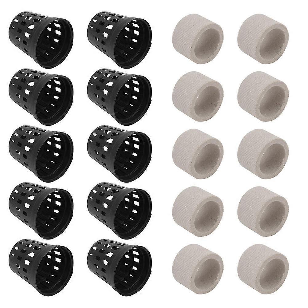 Fish Tank Water Plant Accessory Breathing Ring for 2Sets Fixing