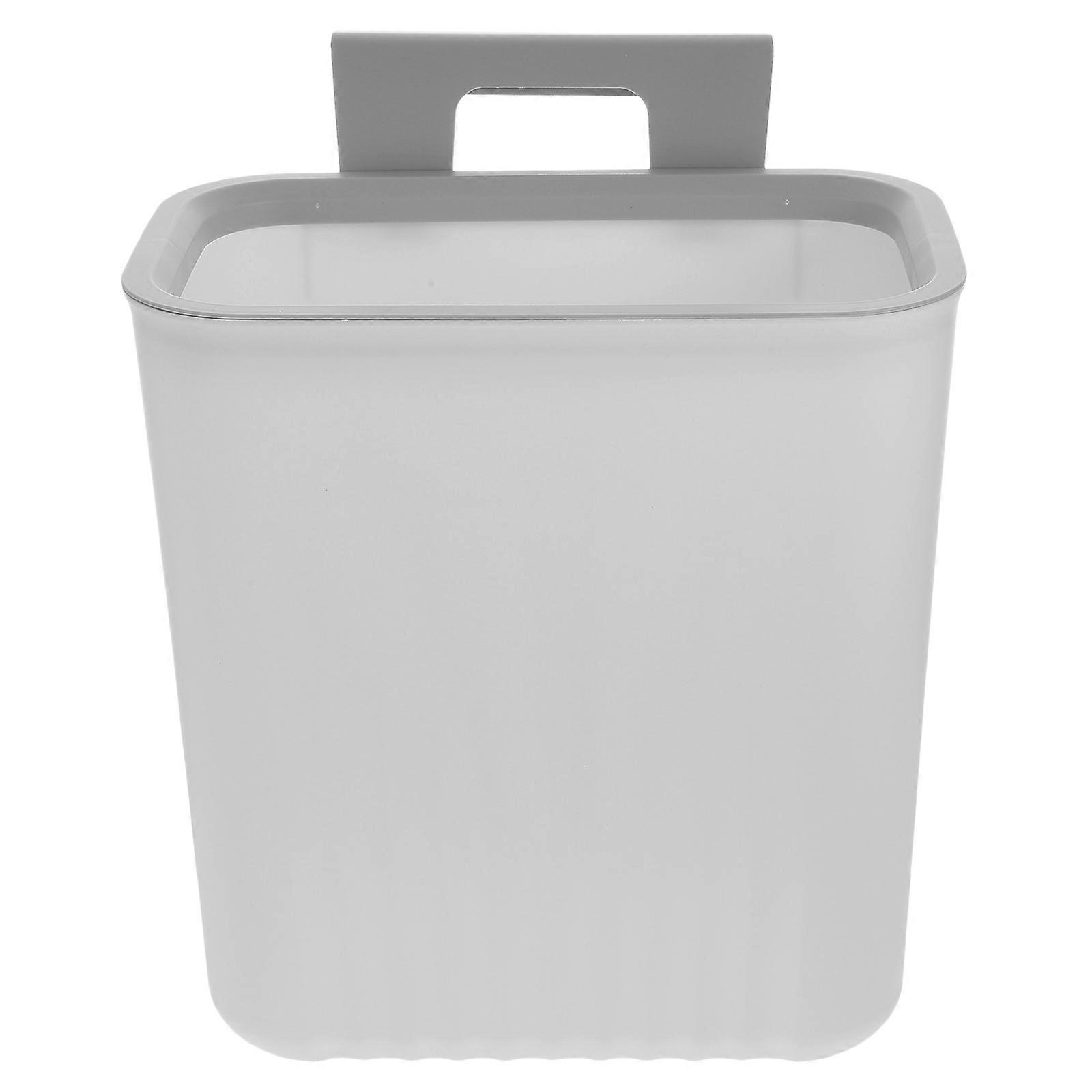 Hanging Garbage Bin Plastic Kitchen Trash Can Wall Mounted Easy Installation Modern Home 1Pack