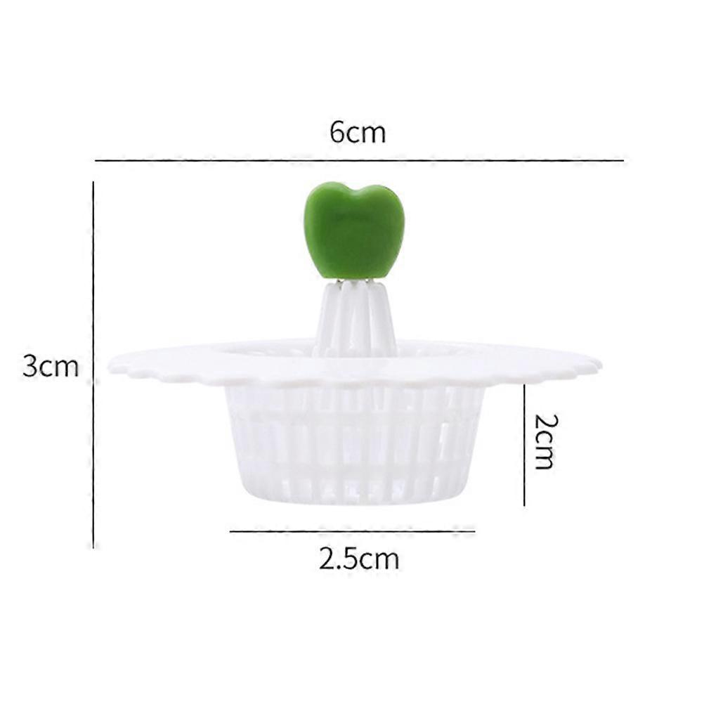 White Kitchen Sink Filter Cover for Anti-Blocking 4Sets