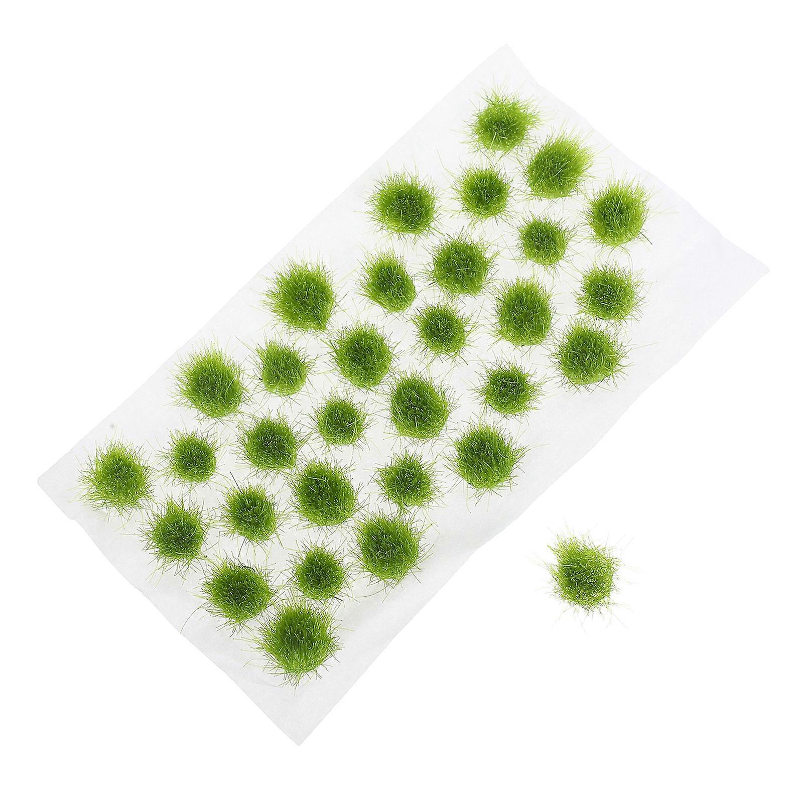Plastic Miniature Grass Cluster for Decoration DIY Model 5 Sheets
