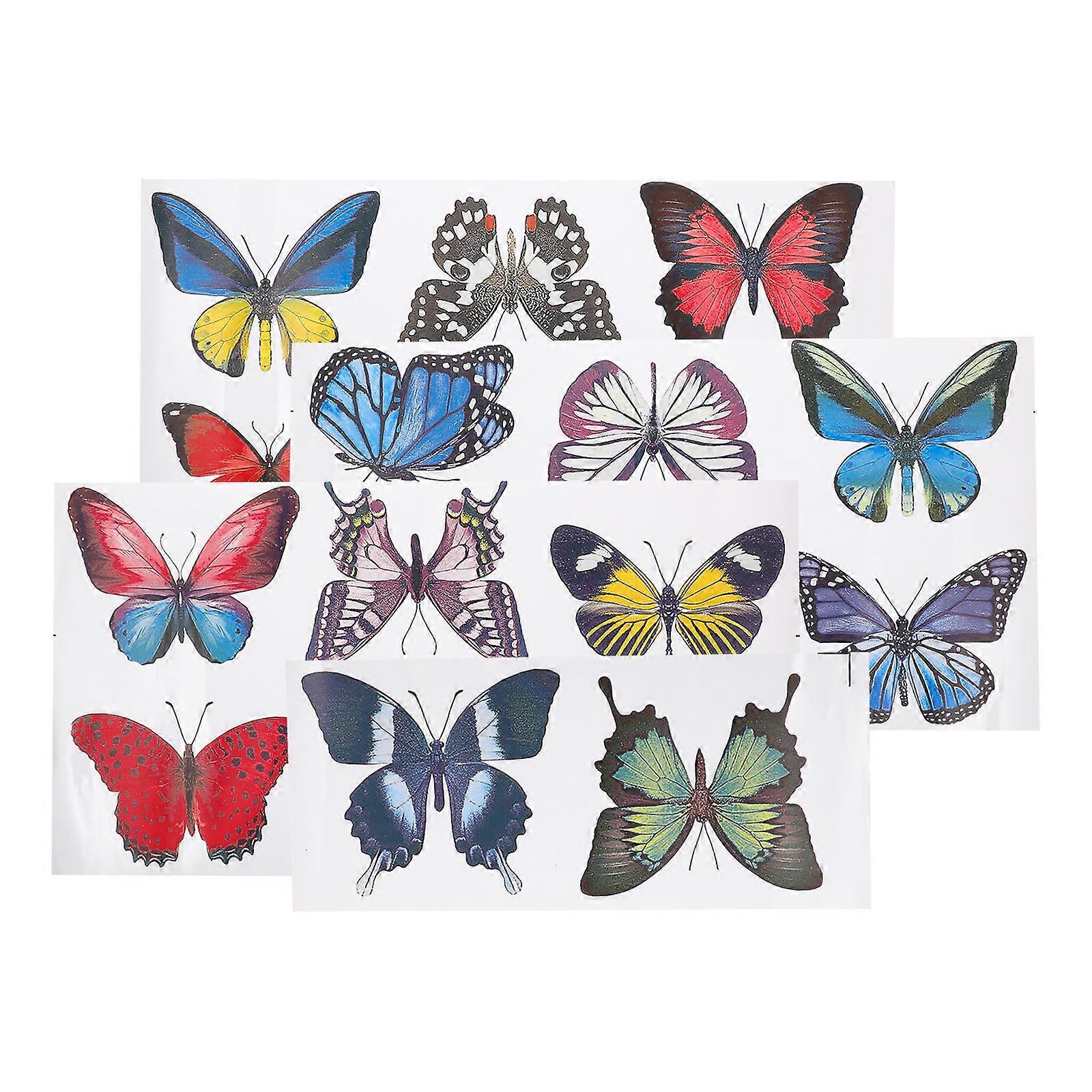 Glass Decals Decorative Window Stickers for Indoor Use 40Pcs