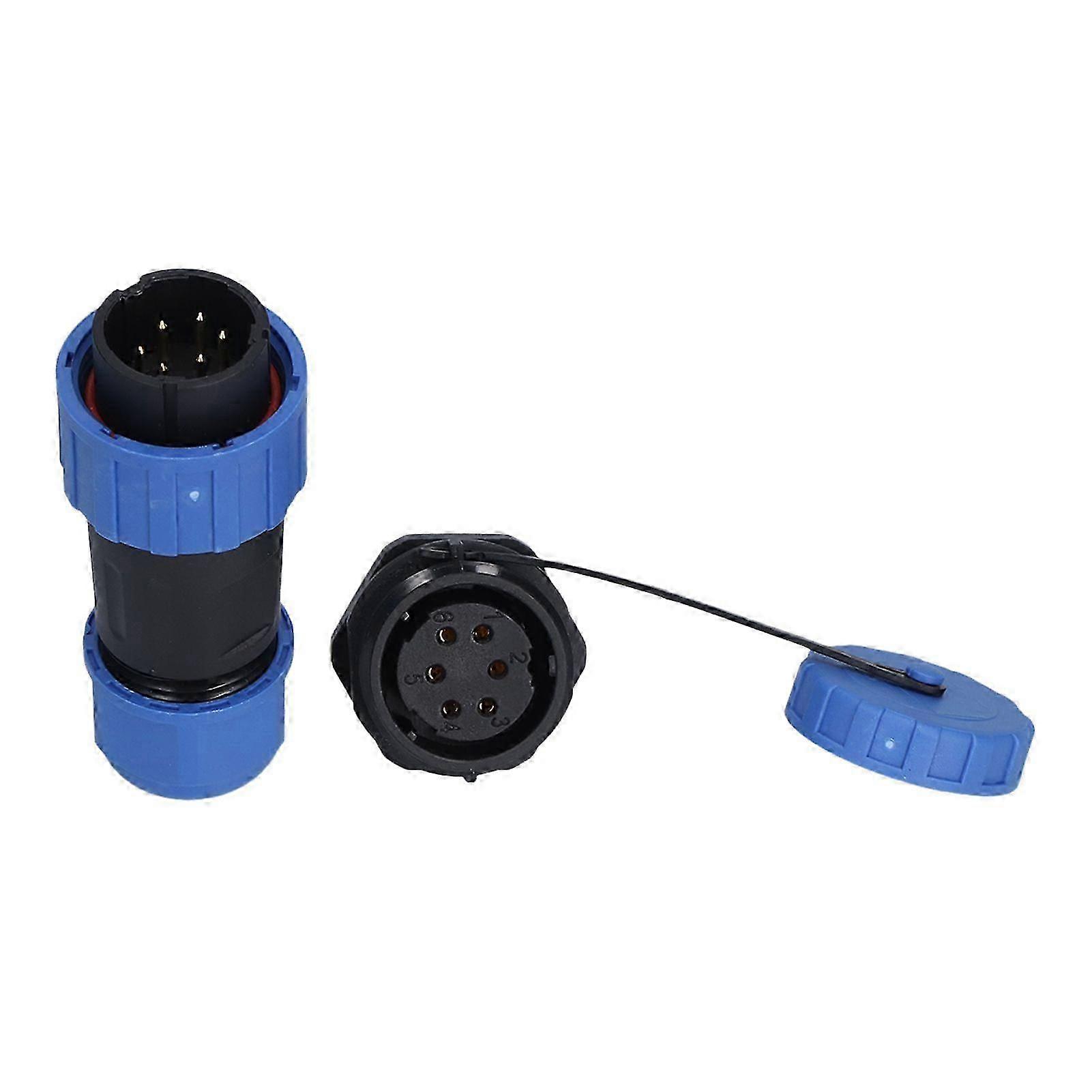 High quality  LP20 non-welding rear nut IP68 waterproof aviation plug and socket