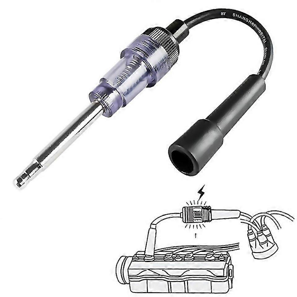 For Dc 12v Ignition Test Instrument Spark Plug Ignition Detector Auto Diagnostic Test