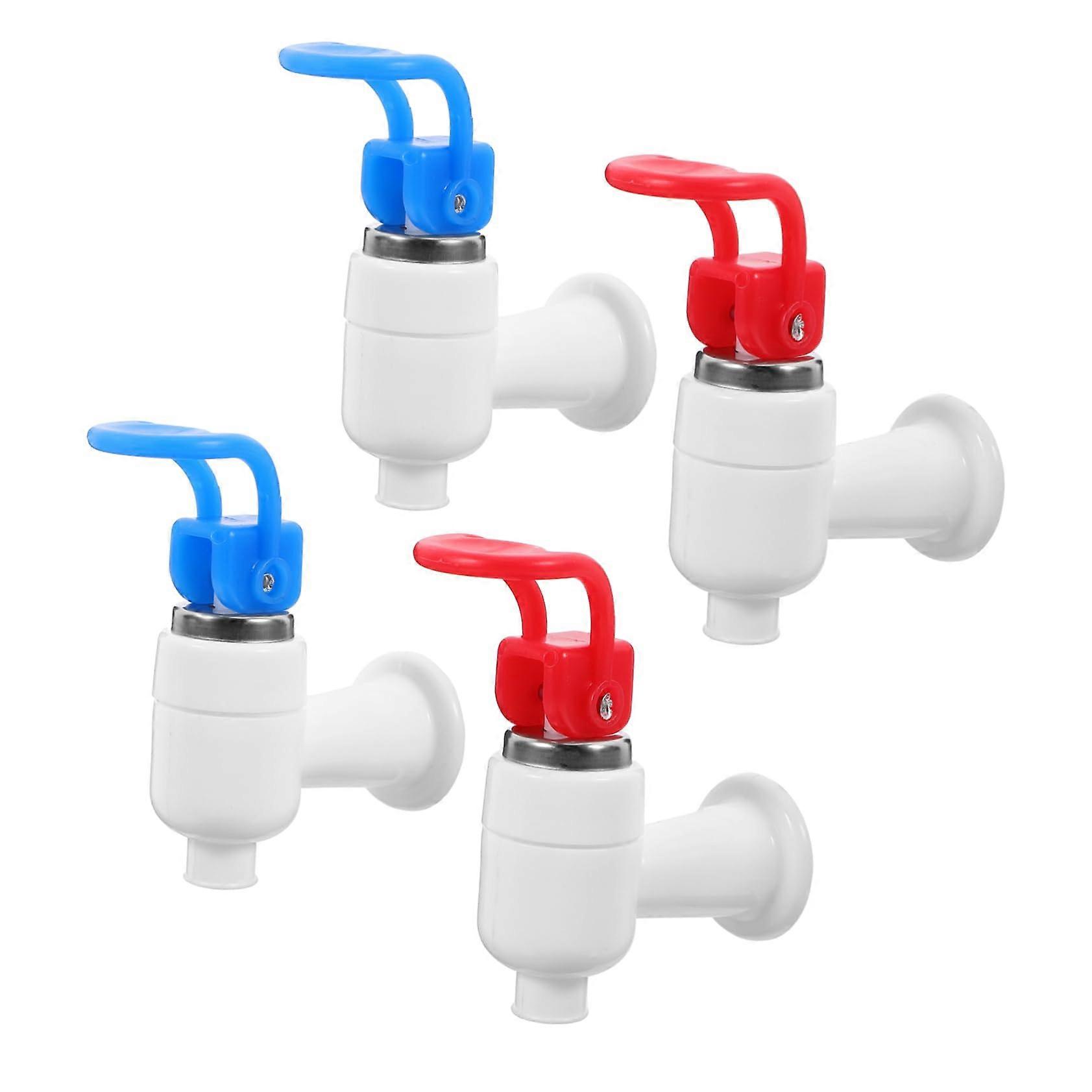 4pcs Water Fountain Nozzle Dispenser with Threaded Bucket Connection Easy Installation Replacement Tap for Garden Use