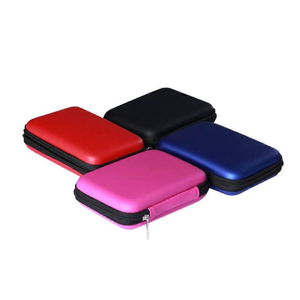 Electronics Organizer USB Storage Bag for Storage Use 8Pcs Portable Black