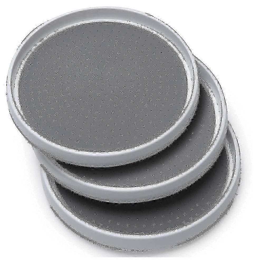 3 Pack Non Skid Turntable Display D 10-inch Rotating Rack Spinning Izer For Ca