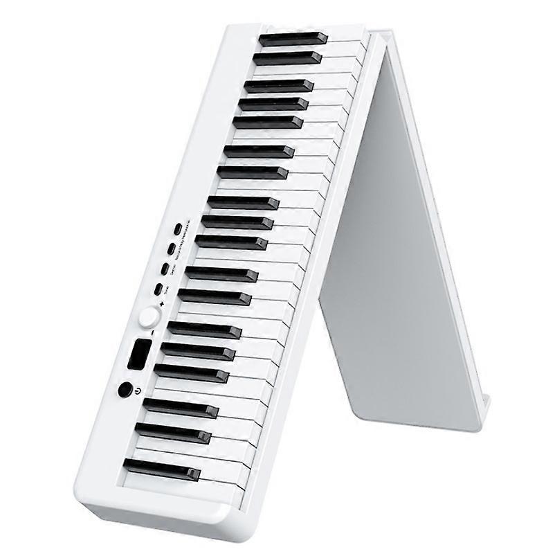 88-key Portable Foldable Electronic Piano USB White