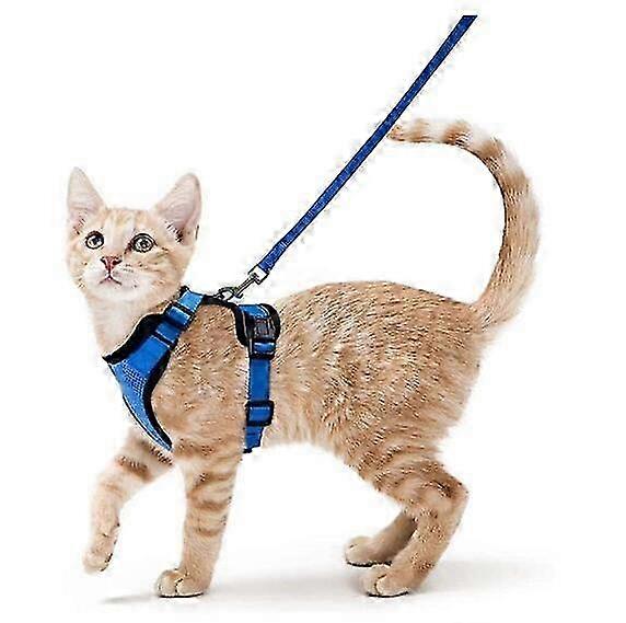 2025 Cat Harness and Leash for Walking, Escape Proof Soft Adjustable Vest Harnesses
