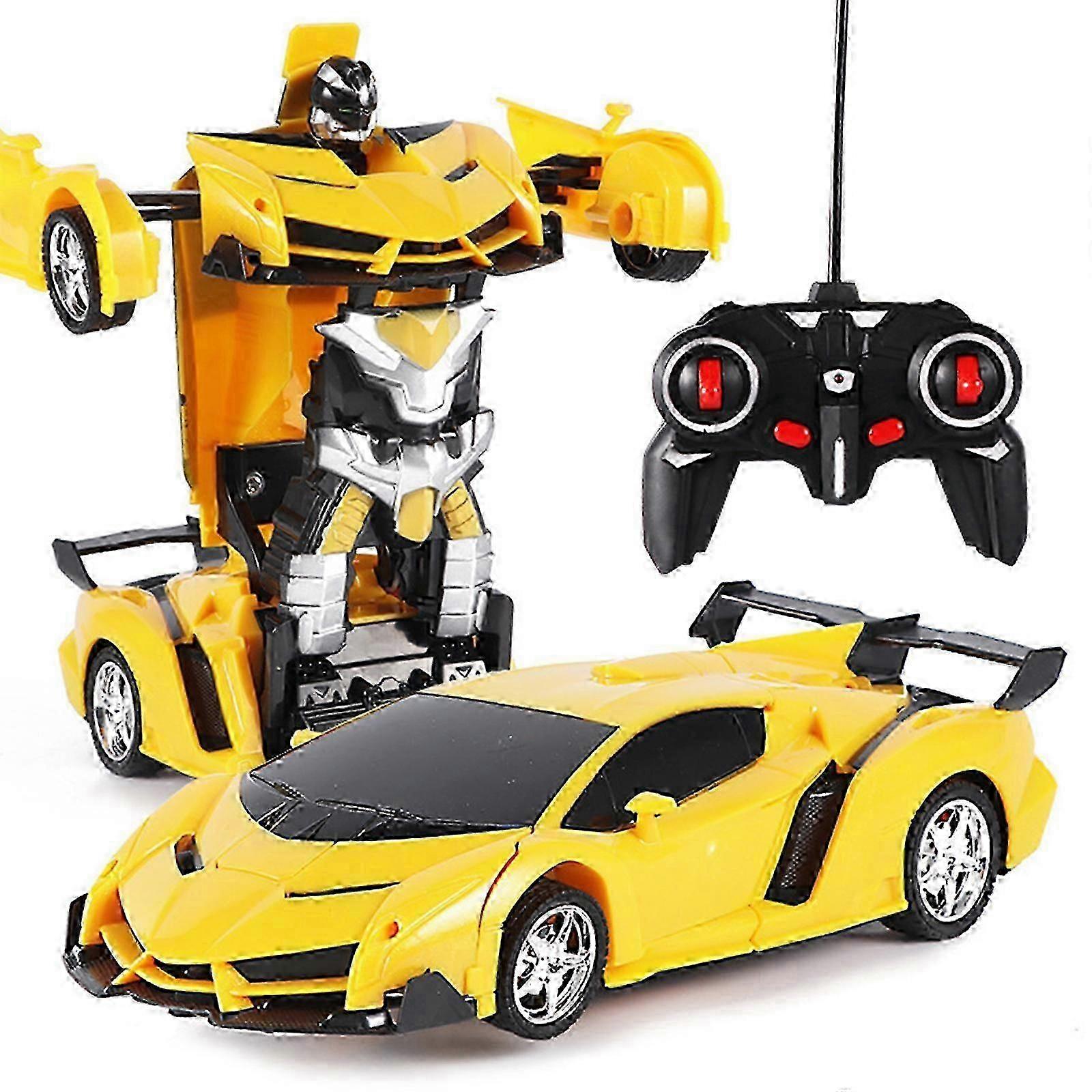 Transformer la voiture télécommandée - Voitures RC, Transformation à un bouton, Dérive de rotation à 360°, cadeau pour enfants âgés de 3 ans