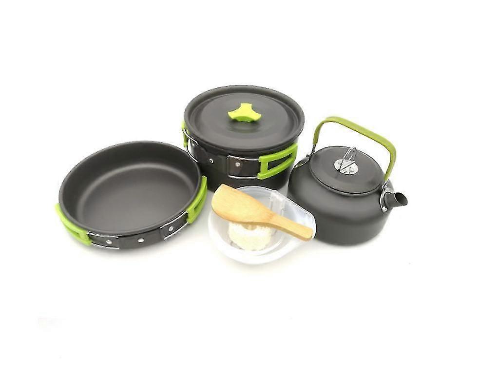 Three-piece Outdoor Camping Cookware Combination