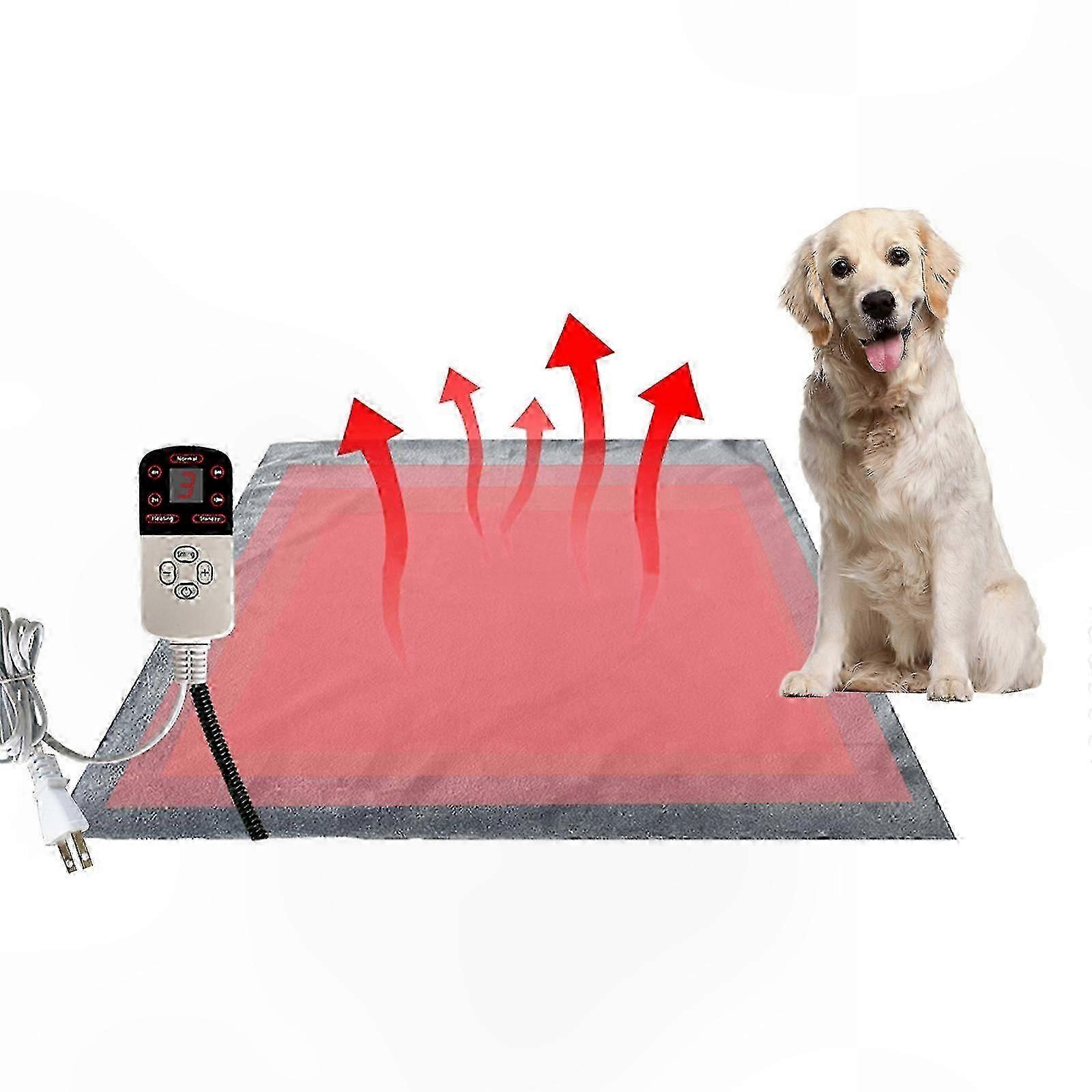 Adjustable Heating Pet Pad with Timer for Cats and Dogs
