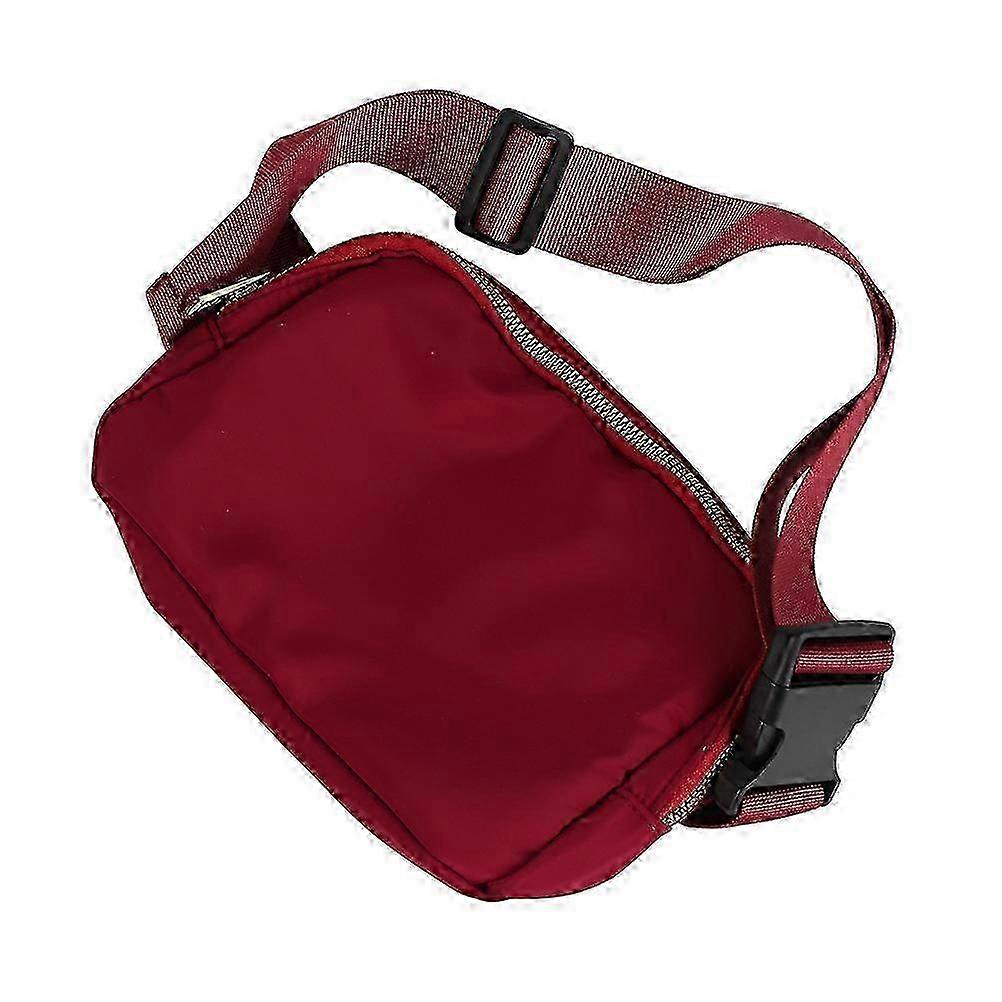 Stylish waist bag with adjustable shoulder strap for running, traveling